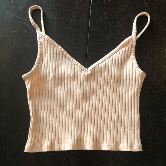 Pink Ribbed Tank * - Picture 2 of 5